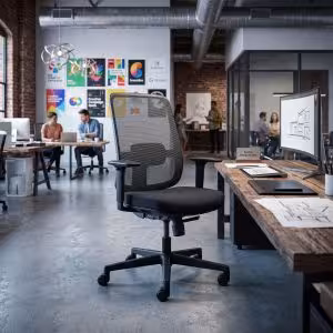 Lotto Medium Back Mesh Operator Chair Hover Image