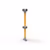 Corner Stanchion with Base Plate