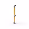 End Stanchion with Base Plate