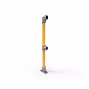 End Stanchion with Base Plate