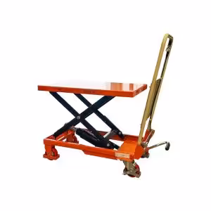 150kg Rated Manual Scissor Lift Table Hover Image